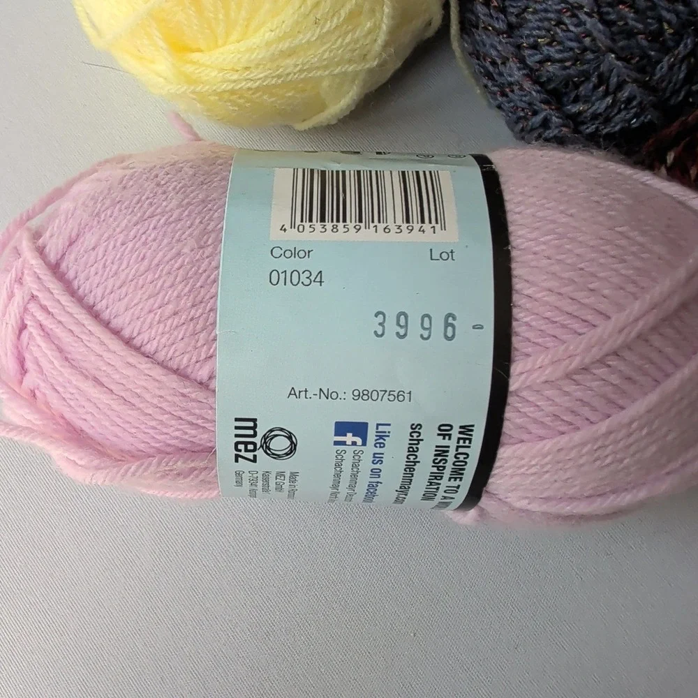 Mixed Yarn Lot 6 Skeins Sirdar Patons Schachenmayr Phildar Universal Wool Blend